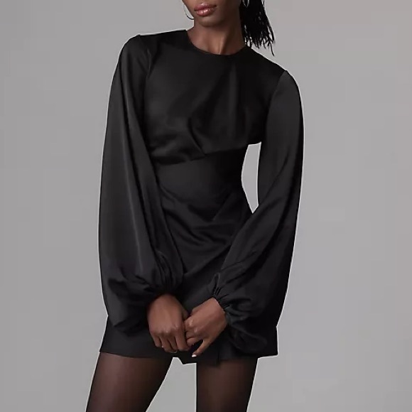 NWT significant other LARA LONG SLEEVE black MINI DRESS. Size 10 -  threedaughtersproperties.com